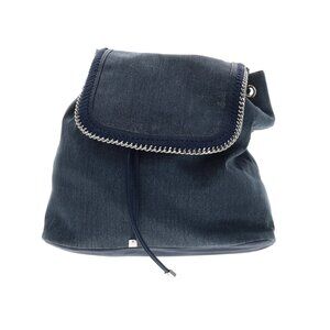 Glitter Denim Chain Back Pack Y2k 2000s McBling